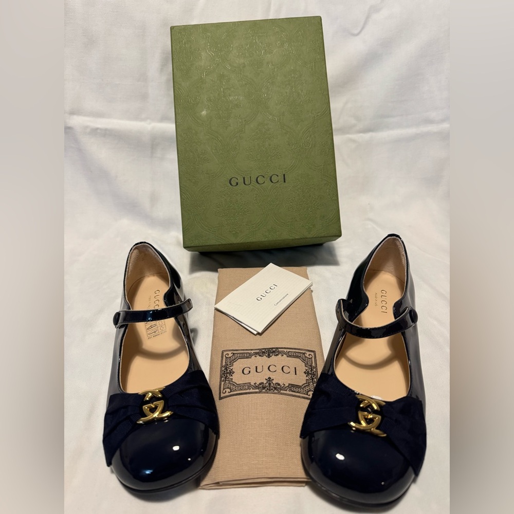 Gucci Interlocking G-Plaque Ballet Flats